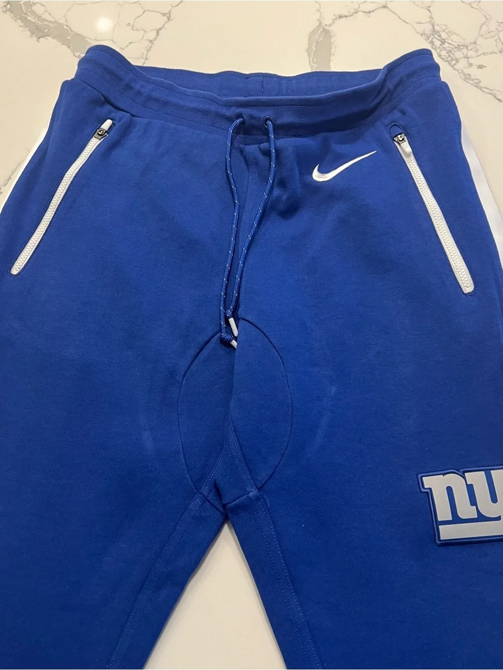 NIKE MENS Royal Blue NEW YORK GIANTS Joggers - Size S